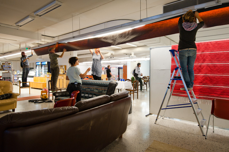 Valostailaushommia klubilla