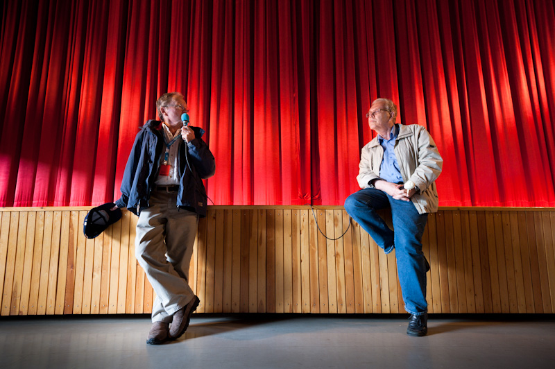 Michael Chapman ja Peter von Bagh avajaisn&auml;yt&ouml;ksess&auml;