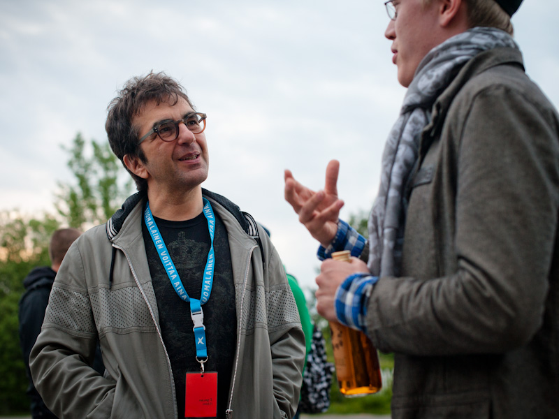 Atom Egoyan ja Paavo K&auml;ssi keskustelivat Exotican j&auml;lkeen elokuvan musiikista