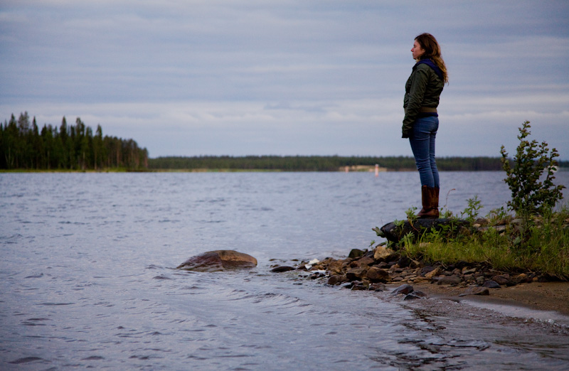 Amandine Zurbuchen Kitisen rannalla