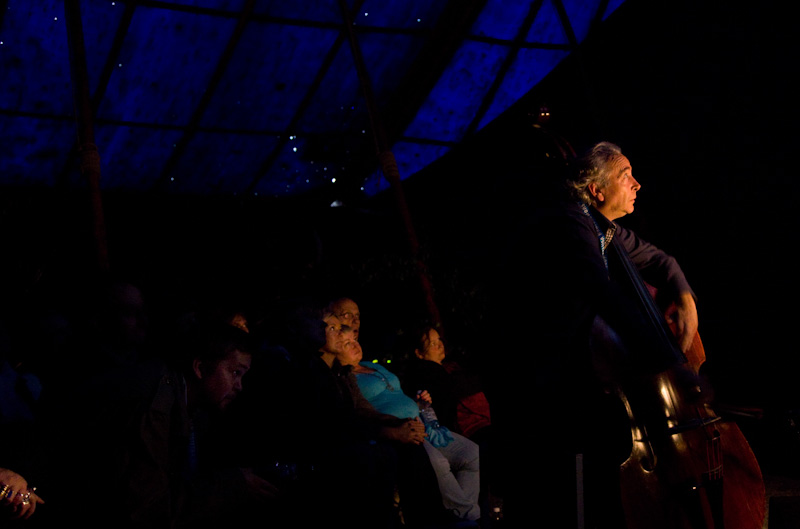 Panssarilaiva Potemkinin n&auml;yt&ouml;s isossa teltassa