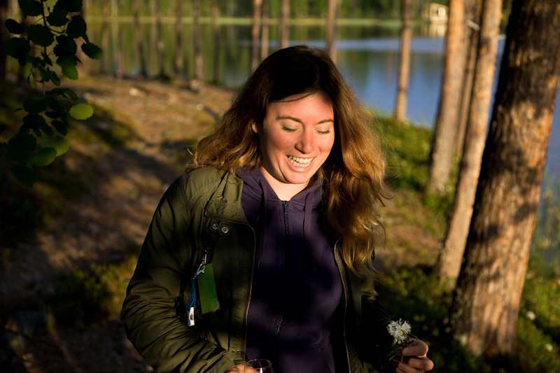 Amandine Zurbuchen poimi Luostolta suopursun