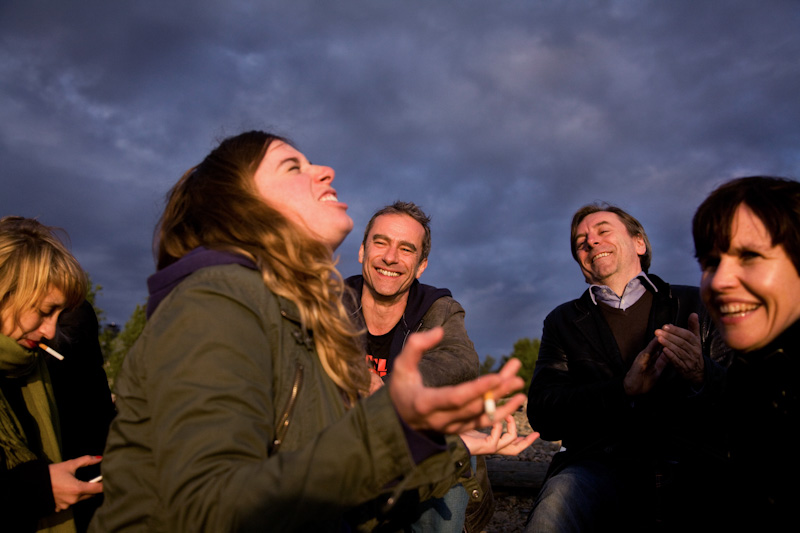 Ulkomaalaiset vieraat juhlivat Kitisenrannassa