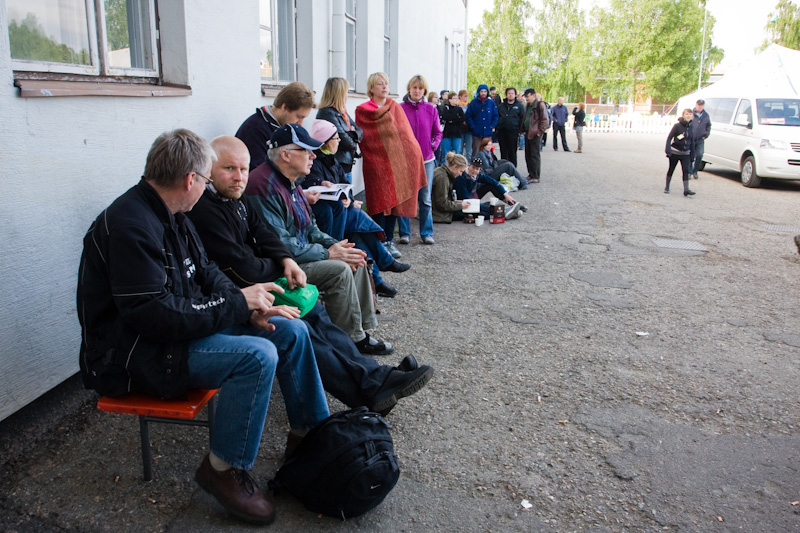 Le Havren lippujono lauantai-aamuna