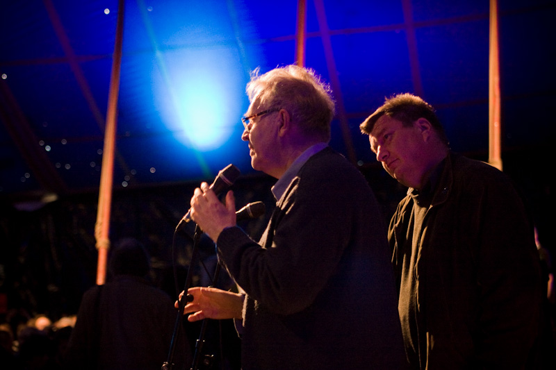 Peter von Bagh ja Aki Kaurism&auml;ki ennen Le Havrea