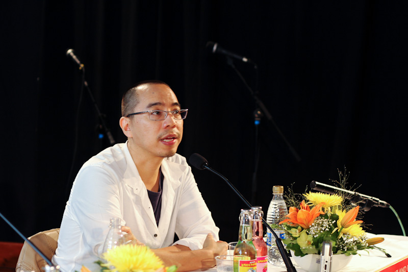 Apichatpong Weerasethakul aamukeskustelussa