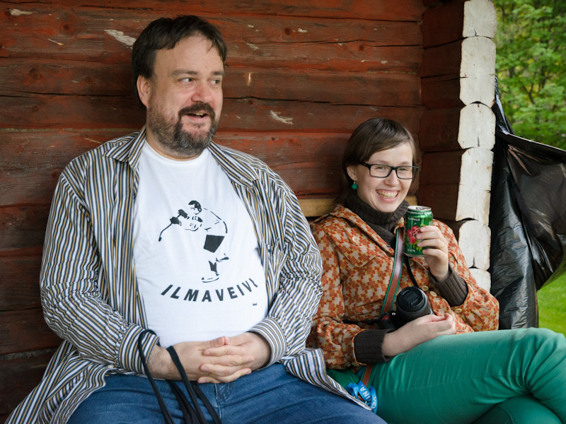 Olaf Möller on ylpeä joululahjaksi saamastaan t-paidasta