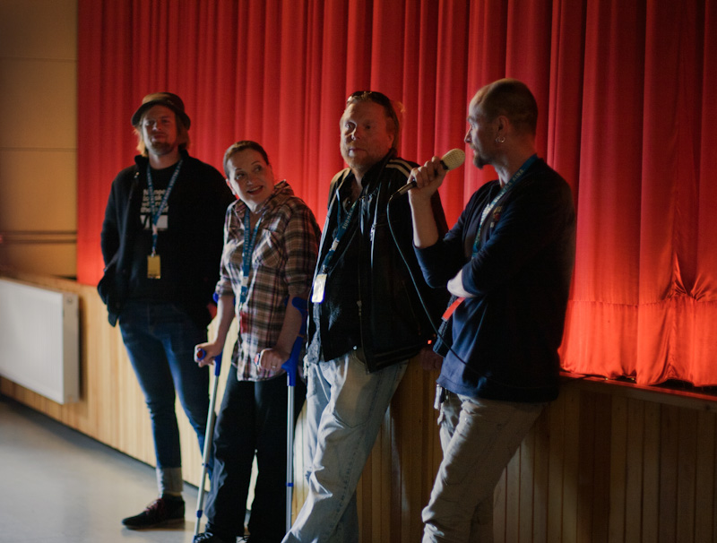 Tekijävieraita Jarmo Lampelan elokuvasta Miesten välisiä keskusteluja