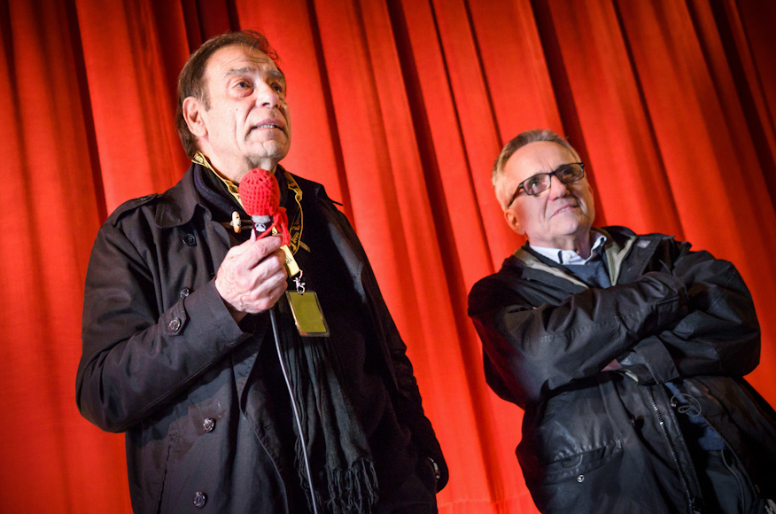 Marino Masé ja Marco Bellocchio avajaisnäytöksessä