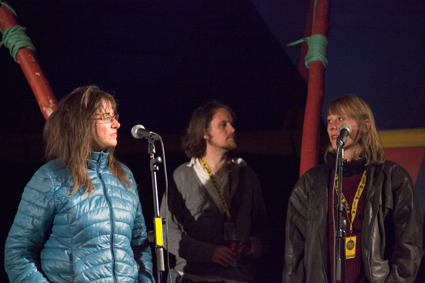 Morgane Launay, Eero Erkamo ja Judith Meister Kino Euphoriasta