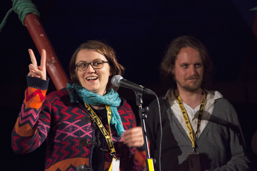 Kino Euphorian ohjaajat Sini Järnström ja Eero Erkamo