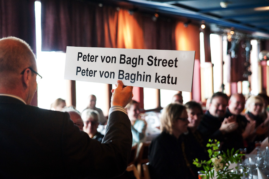 Peter von Baghin katu on avattu!