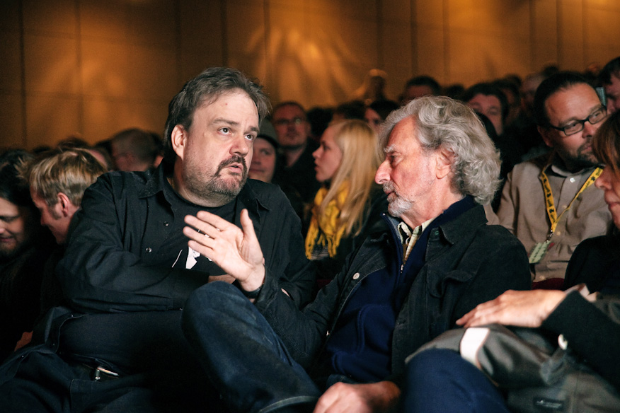 Olaf Möller ja Philip Kaufman avajaisnäytöksessä