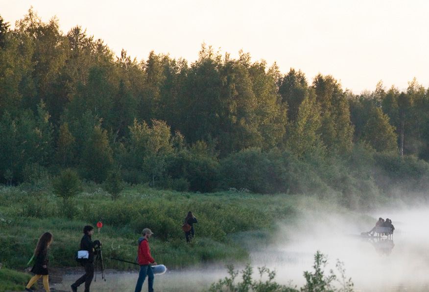 Usvaa Kitisenrannassa