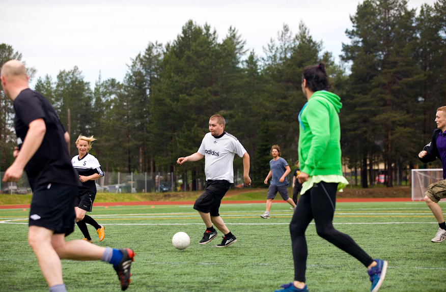 Sodankylä vs. muu maailma -jalkapallo-ottelu