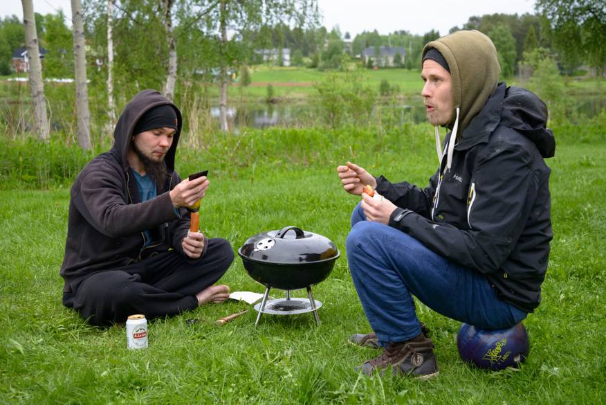 Katusirkuksen makkarahetki