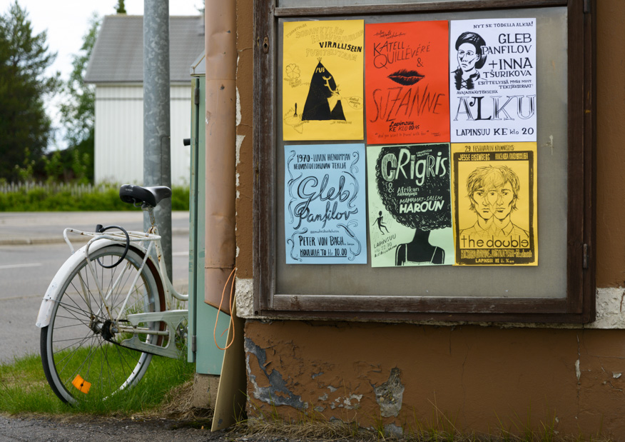 Festivaalijulisteita Lapinsuulla