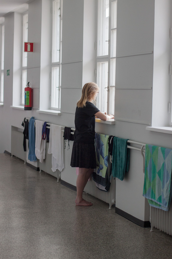 Valoa käytävällä